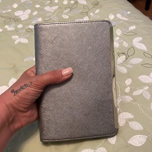 MOSSIMO Cross Body Clutch Purse Silver